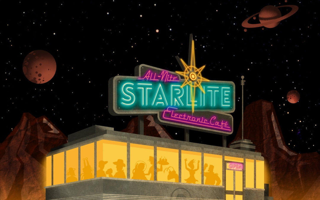 Glass Apple Bonzai, “The All-Nite Starlite Electronic Café”