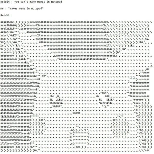 We Have a Technical 267: ASCII Memes