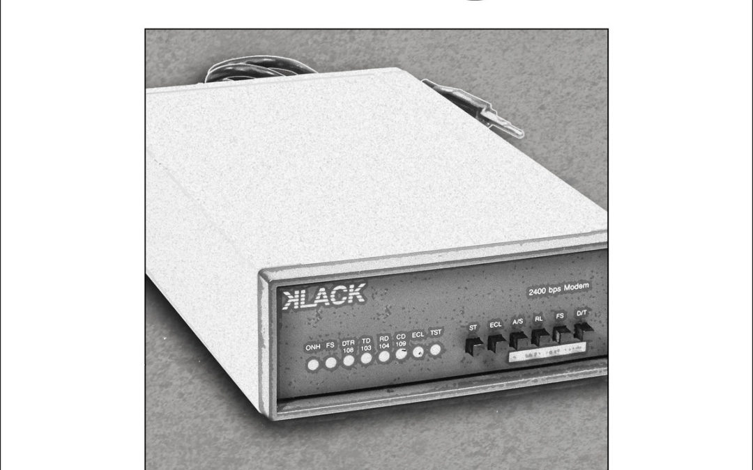 Klack, “2400bps 8-N-1”